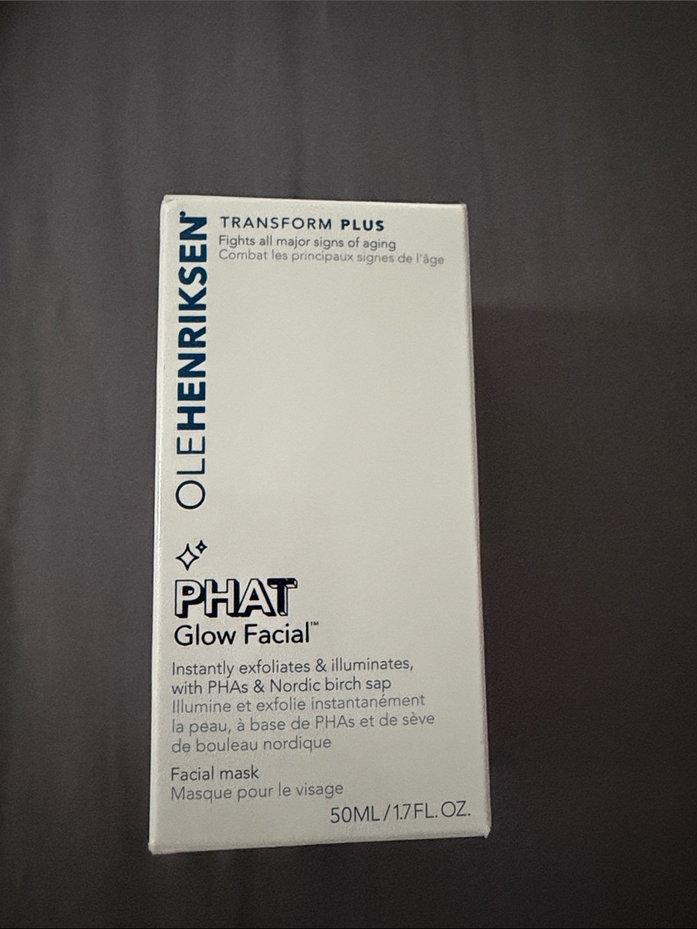 Ole Henriksen PHAT Glow Facial Mask - White with Blue Accents